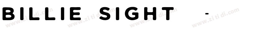 Billie Sight字体字体转换